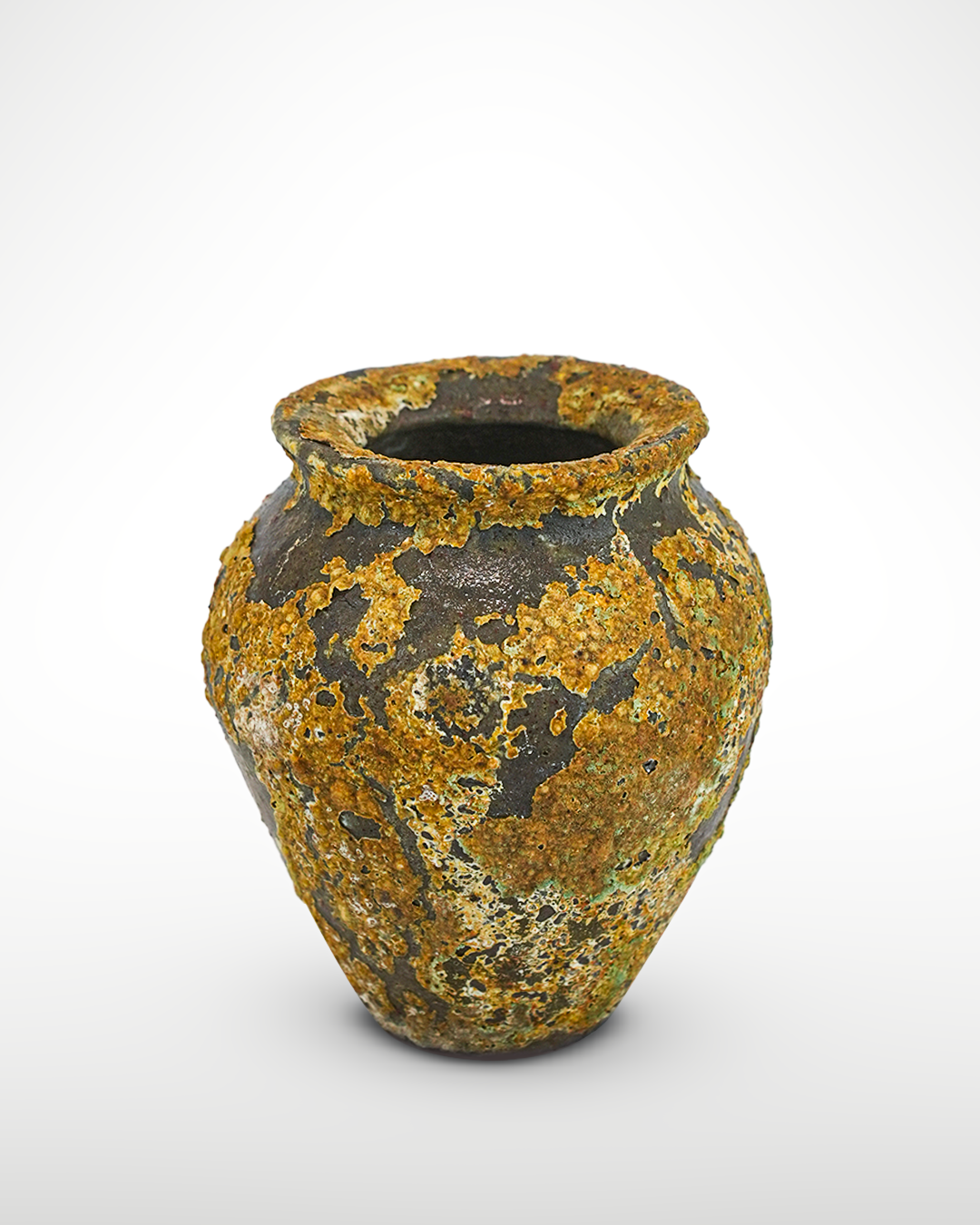 Vaso de cerâmica rústico