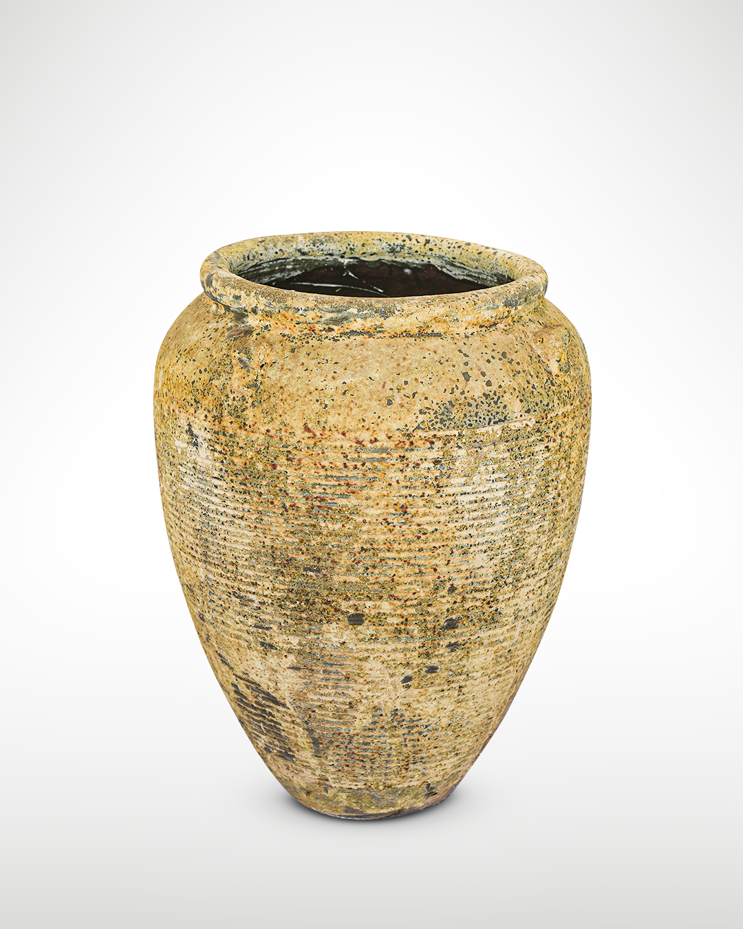 Vaso de cerâmica rústico