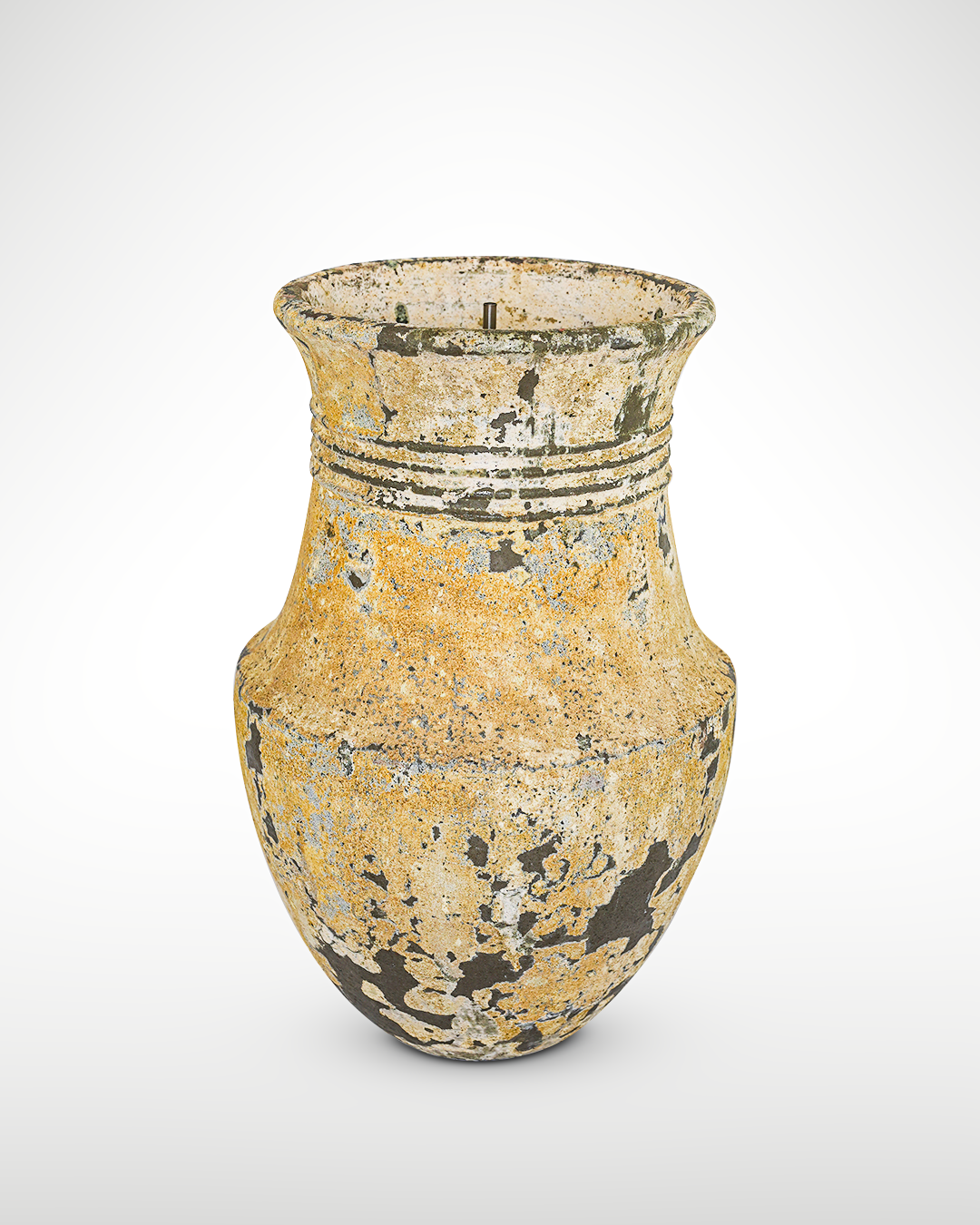 Vaso de cerâmica rústico