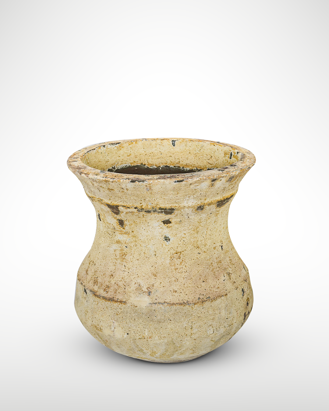 Texture VASE 10 - Name DAKOTA - OD_W 30” Po  29” Ht.  32” Base 20” Weight 250 LB” Texture Savana