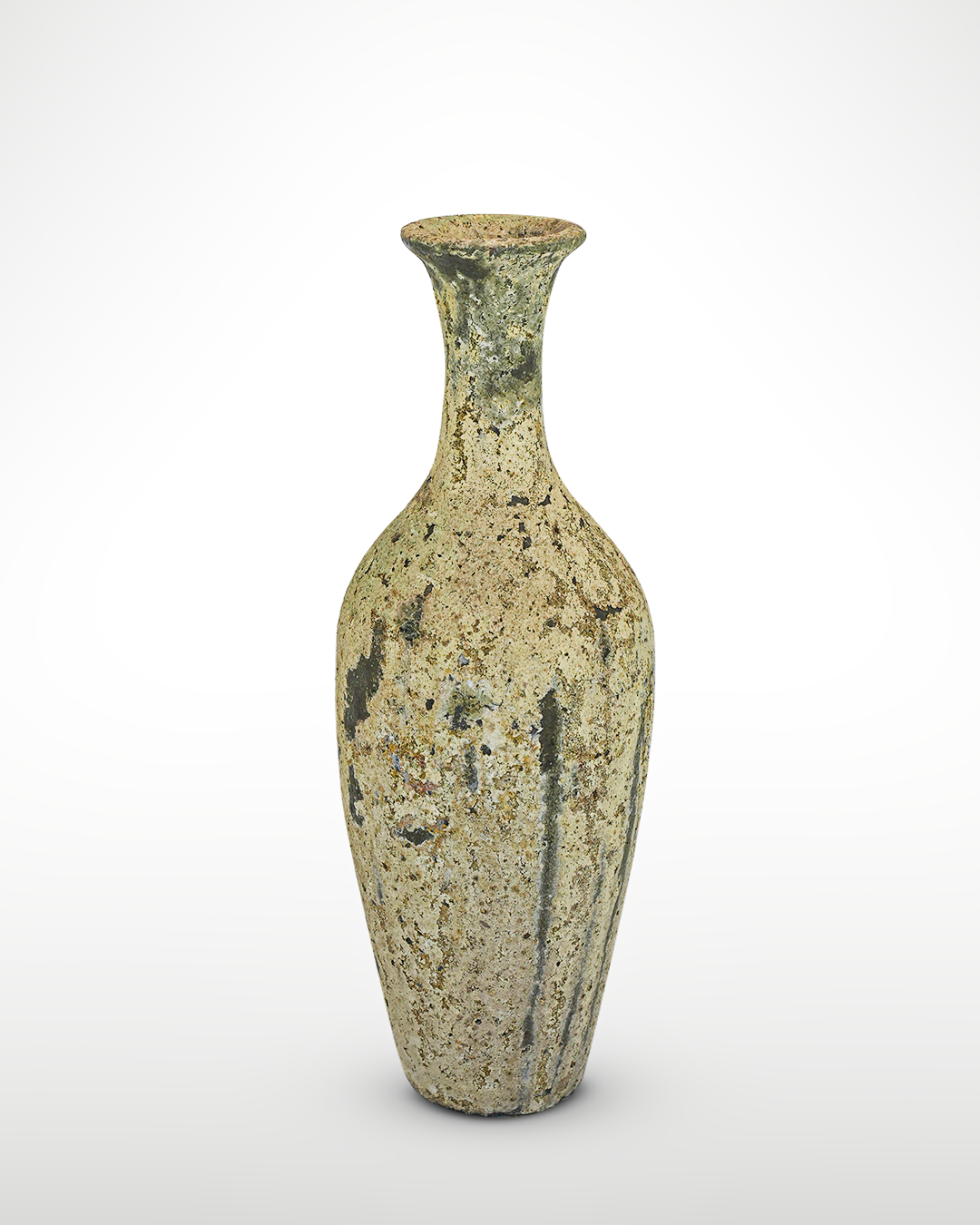 Texture VASOS 40 - Name ELOA - OD_W 10” Po  5” Ht.  26” Base 5” Weight 26 LB” Texture Savana
