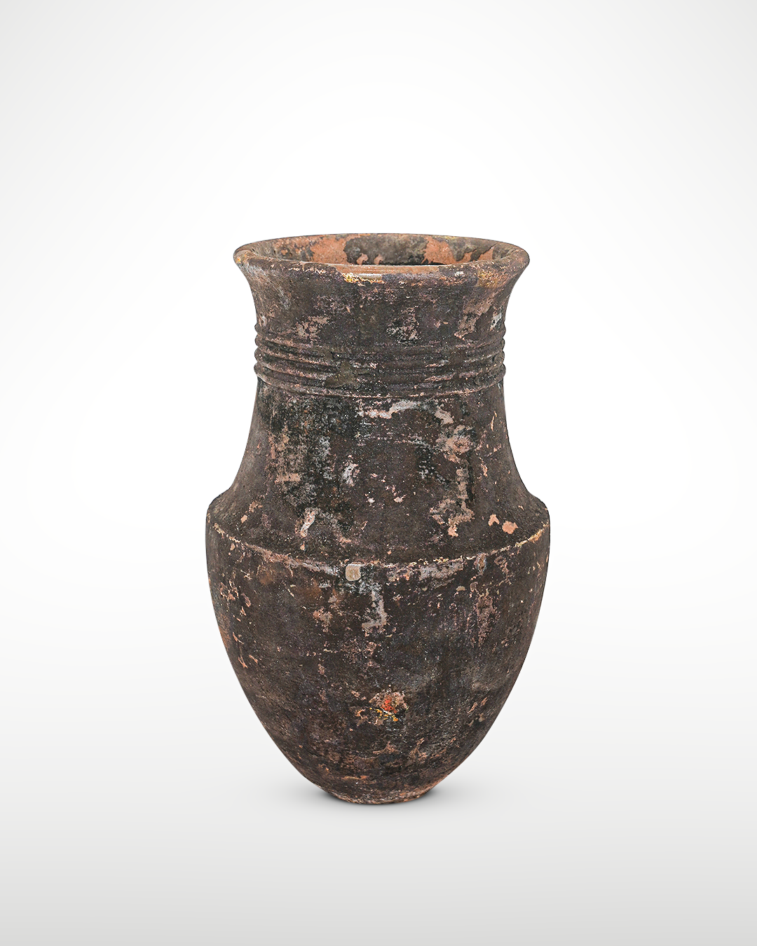 Texture VASE 32 - Name DUST YELLOWSTONE - OD_W 25” Po  19” Ht.  39” Base 9” Weight 164 LB” Texture Canyon dust